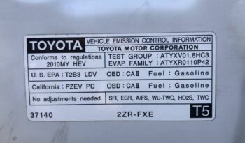 2010 Toyota Prius IV Solar Pkg full