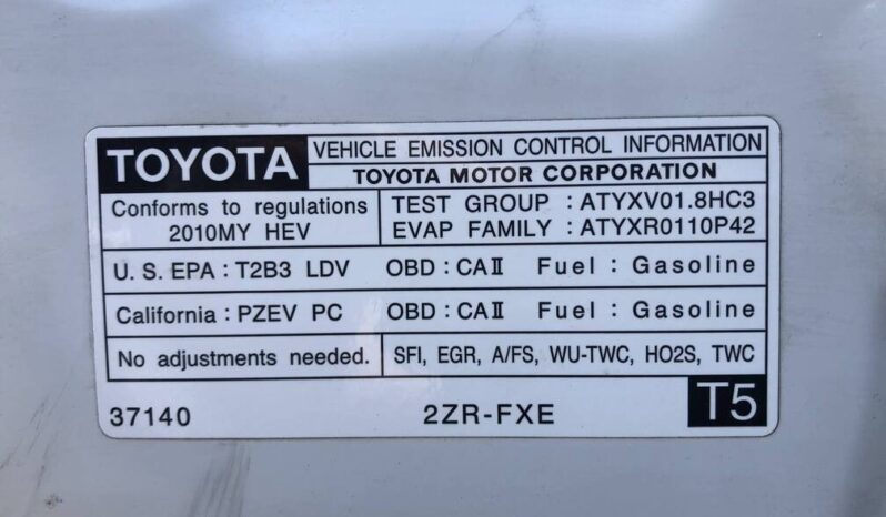 2010 Toyota Prius IV Solar Pkg full