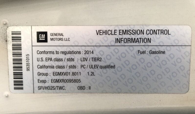 2014 Chevrolet Spark 1LT full
