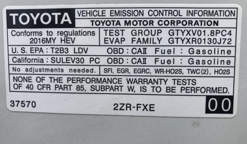 2016 Toyota Prius Four Touring full