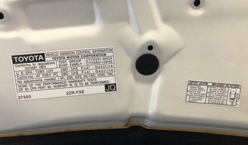 2012 Toyota Prius II full