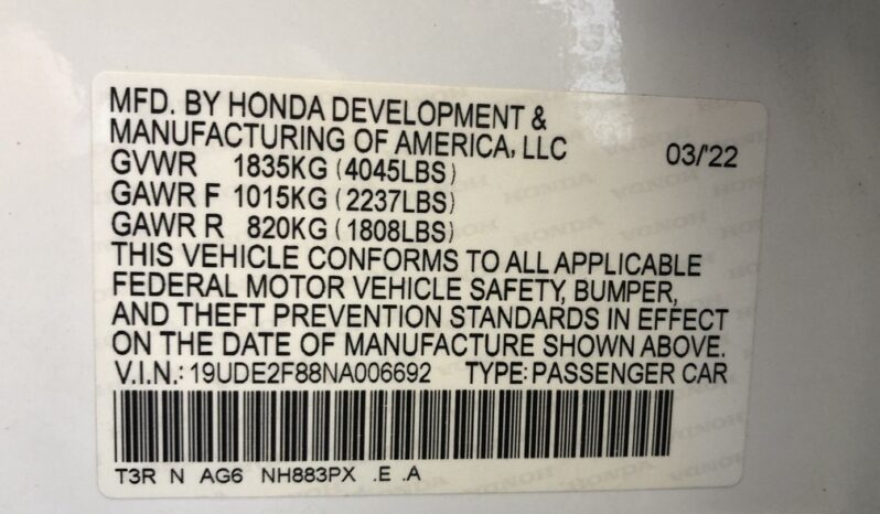 2022 Acura ILX with Premium and A-SPEC P full