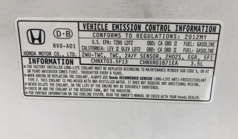 2012 Honda Odyssey LX full