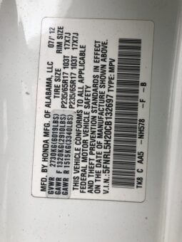 2012 Honda Odyssey LX full