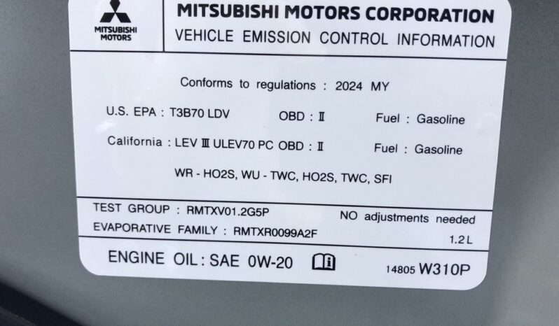 2024 Mitsubishi Mirage ES full