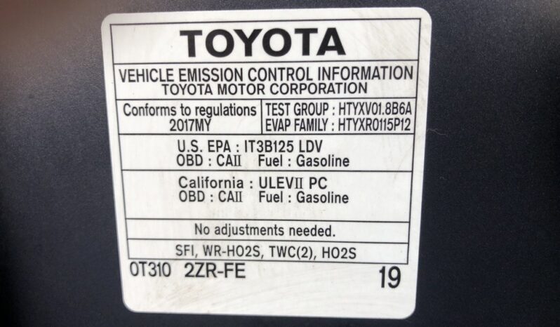 2017 Toyota Corolla L full