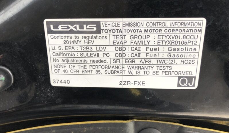 2014 Lexus CT 200h Base full