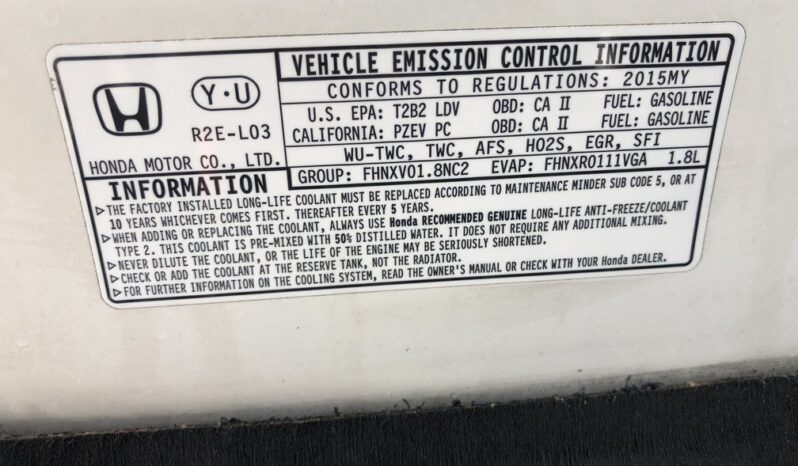 2015 Honda Civic EX full