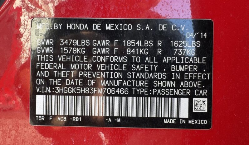 2015 Honda Fit EX full
