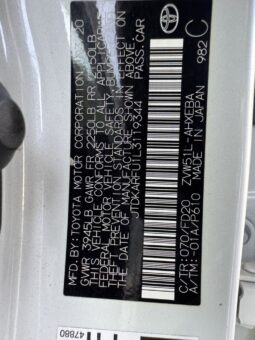 2020 Toyota Prius LE full
